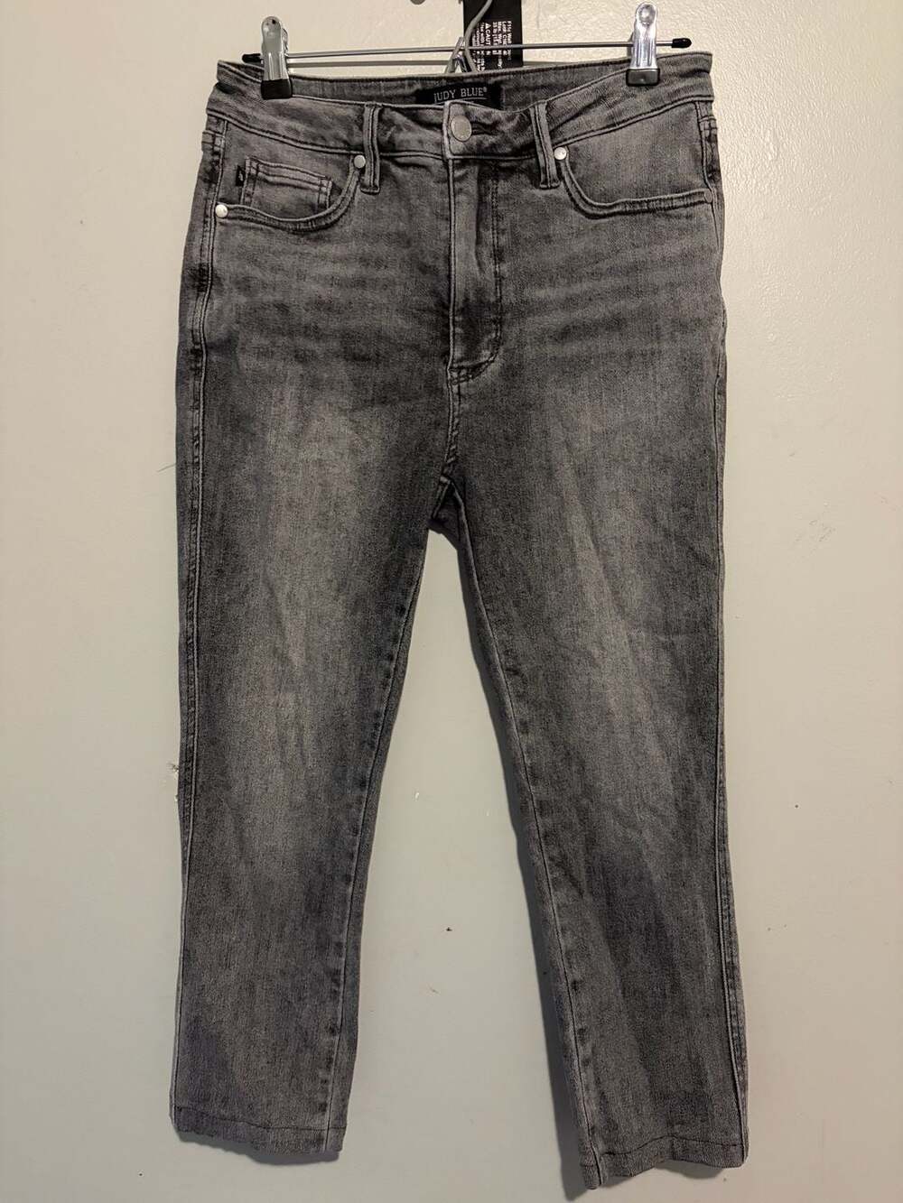 Judy Blue Los Angeles High Waist Acid Wash Gray Jeans Size 11/30